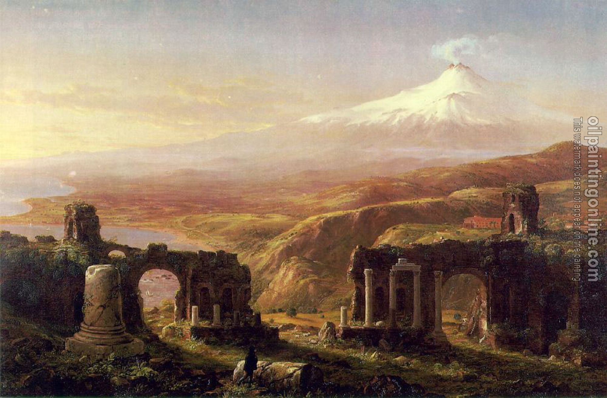 Cole, Thomas - Mount Aetna from Taormina